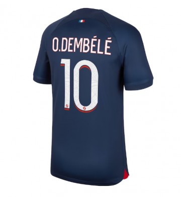 Paris Saint-Germain Ousmane Dembele #10 Koszulka Podstawowych 2023-24 Krótki Rękaw